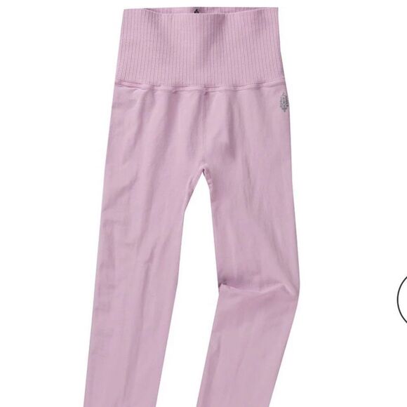 Free People Good Karma High-Rise 7/8 Length Leggings in Jam Jewel (pink) - Picture 5 of 5